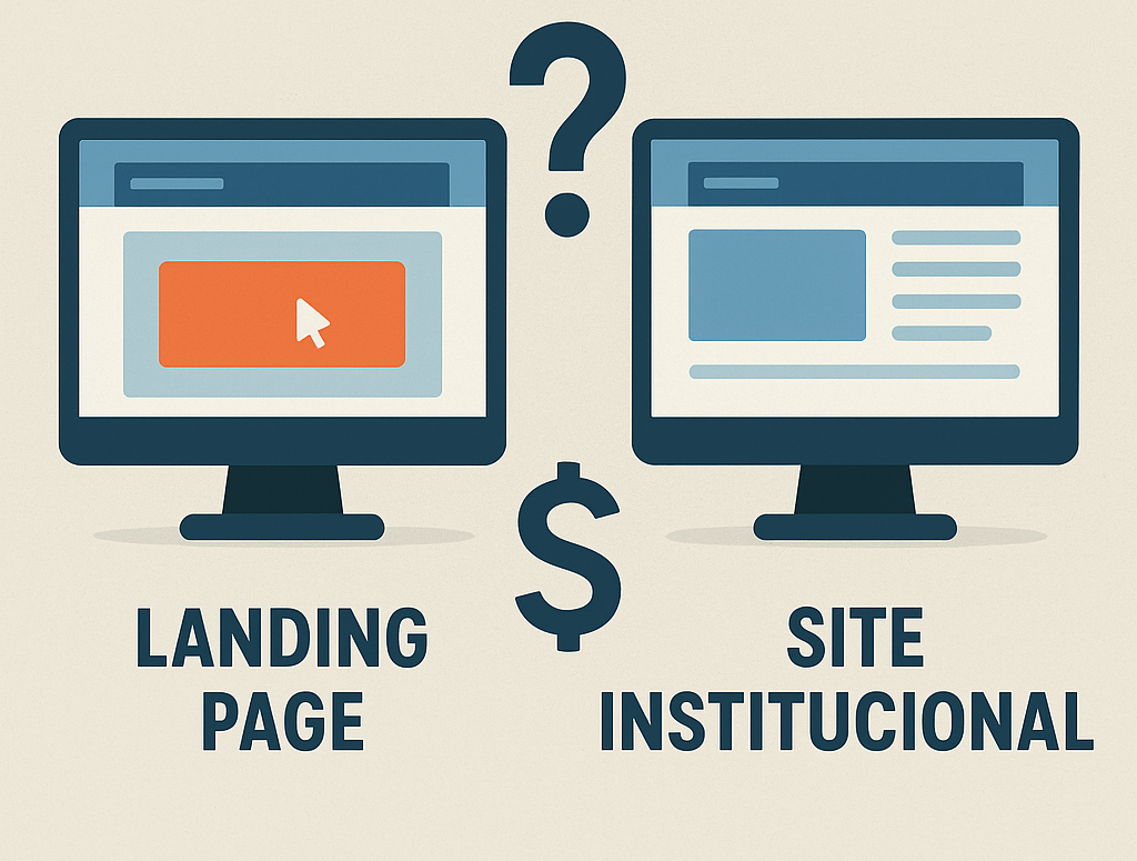Landing Page ou Site Institucional