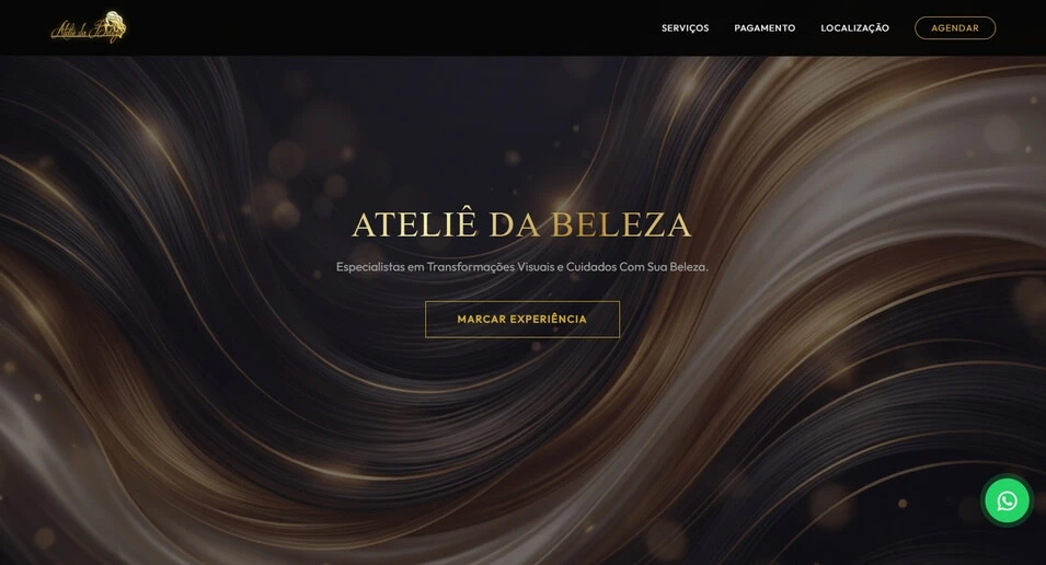 Projeto Atelier da Beleza desenvolvido pela Yasaf Digital