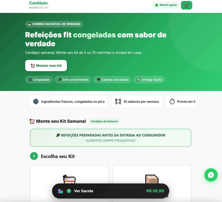 marmitas fit delivery