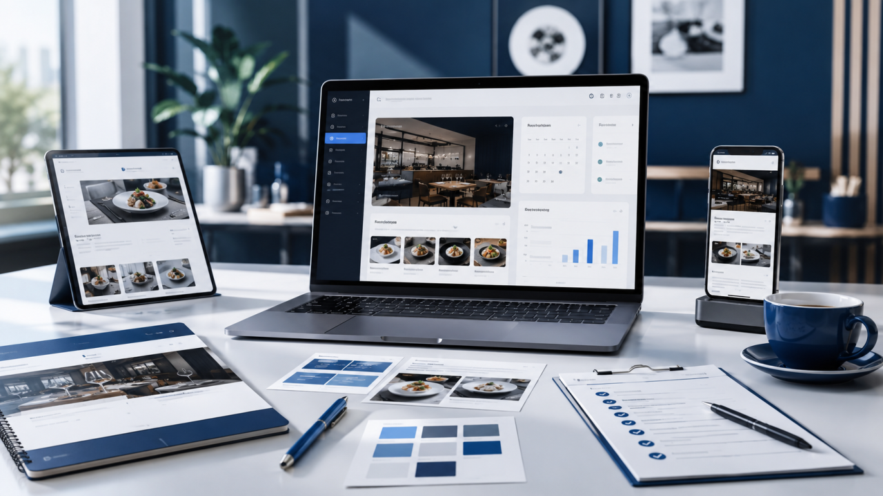 criação de sites para restaurantes